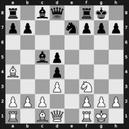 1932 Cambridge Premier – Round 1 – Yates, Frederic D – 1/2-1/2 – Van den Bosch, Johannes – G2