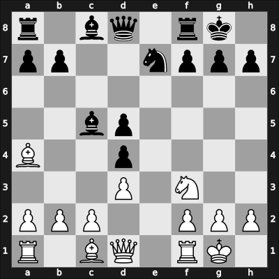 1932 Cambridge Premier – Round 1 – Yates, Frederic D – 1/2-1/2 – Van den Bosch, Johannes – G2