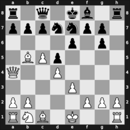 1932 Hastings3233 – Round 4 – Flohr, Salo – 1/2-1/2 – Pirc, Vasja – G16