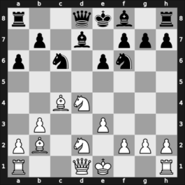 1932 Leningrad – Round 1 – Miasoedov, Ivan D – 1/2-1/2 – Alatortsev, Vladimir N. – G9