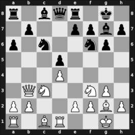 1932 Leningrad – Round 1 – Savitsky, Leonid – 1/2-1/2 – Alatortsev, Vladimir N. – G13