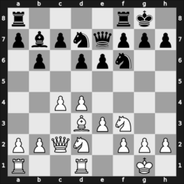 1932 Londen – Round 1 – Menchik, Vera Frantsevna – 0-1 – Alekhine, Alexander – G2