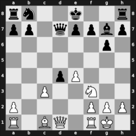 1932 Londen – Round 6 – Kashdan, Isaac – 1/2-1/2 – Alekhine, Alexander – G15
