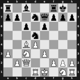 1932 London – Round 6 – Koltanowski, George – 1/2-1/2 – Menchik, Vera Frantsevna – G21