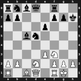 1932 Pasadena, CA USA – Round 2 – Factor, Samuel D – 1/2-1/2 – Fine, Reuben – G4