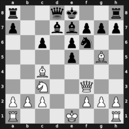 1932 Swinemunde – Round 7 – Richter, Kurt P – 1/2-1/2 – Roedl, Ludwig – G15
