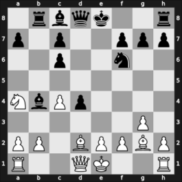 1933 Folkestone Olympiad 5th – Round 3.25 – Apscheneek, Fricis – 1/2-1/2 – Fairhurst, William – G29