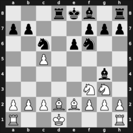 1933 Folkestone Olympiad 5th – Round 5.7 – Nielsen, Bjorn – 0-1 – Rejfir, Josef – G48