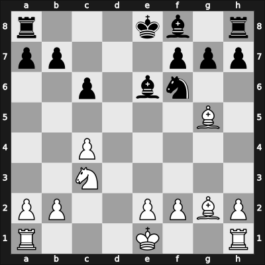 1933 Folkestone Olympiad 5th – Round 5.9 – Apscheneek, Fricis – 0-1 – Tartakower, Savielly – G50