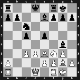 1933 Folkestone Olympiad 5th – Round 8.6 – Vaitonis, Povilas – 0-1 – Gilfer, Eggert – G76