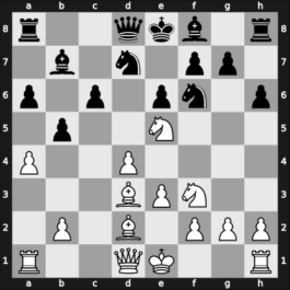 1933 Folkestone olm – Round 4 – Alekhine, Alexander – 1-0 – Apscheneek, Fricis – G10