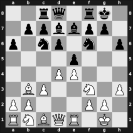 1933 GER Ch 1st – Round 1 – Bogoljubow, Efim – 1-0 – Leonhardt, Paul – G3