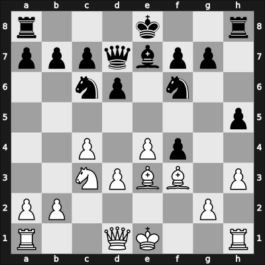 1933 Hastings3334 – Round 3 – Alekhine, Alexander – 1-0 – Lilienthal, Andor – G11