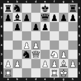 1933 Hastings3334 – Round 6 – Menchik, Vera Frantsevna – 0-1 – Thomas, George Alan – G5