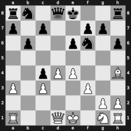 1933 Hastings3334 – Round 7 – Alekhine, Alexander – 1/2-1/2 – Eliskases, Erich – G9