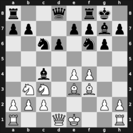 1933 Leningrad ch-URS – Round 1 – Rauzer, Vsevolod – 0-1 – Lisitsin, Georgy – G37