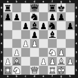 1933 New York – Round 8 – Fine, Reuben – 1/2-1/2 – Reinfeld, Fred – G22