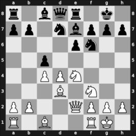 1933 Scheveningen – Round 3 – Bogoljubow, Efim – 1-0 – Felderhof, William H – G5