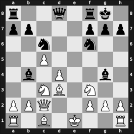 1933 Western Chess Association – Round 4 – Factor, Samuel D – 0-1 – Fine, Reuben – G3