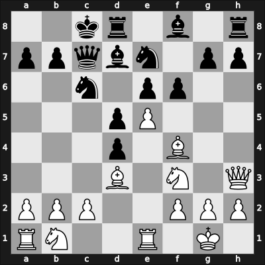 1933 Western Chess Association – Round 11 – Opsahl, Haakon – 0-1 – Fine, Reuben – G8