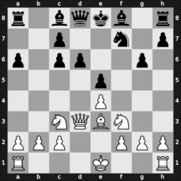 1934 Bad Liebenwerda – Round 9 – Becker, Albert – 1/2-1/2 – Saemisch, Friedrich – G28