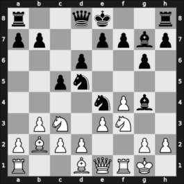 1934 Leningrad – Round 1 – Alatortsev, Vladimir N. – 0-1 – Rabinovich, Alexander – G1