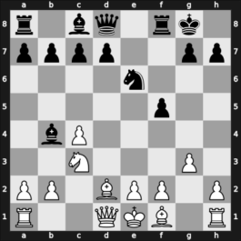 1934 Leningrad – Round 1 – Riumin, Nikolai – 1-0 – Euwe, Max – G5