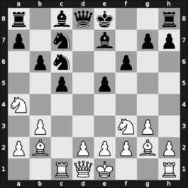 1934 Leningrad – Round 1 – Levenfish, Grigory – 1/2-1/2 – Chekhover, Vitaly – G12