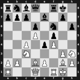 1934 Leningrad – Round 1 – Kmoch, Hans – 1-0 – Yudovich, Mikhail M – G32