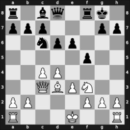 1934 Leningrad – Round 1 – Romanovsky, Pjotr – 1/2-1/2 – Riumin, Nikolai – G58
