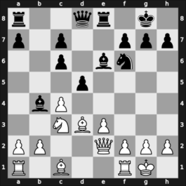 1934 Leningrad ch-URS – Round 1 – Mazel, Isaak Y – 0-1 – Levenfish, Grigory – G2