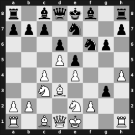 1934 Leningrad ch-URS – Round 1 – Dubinin, Peter – 1/2-1/2 – Riumin, Nikolai – G42