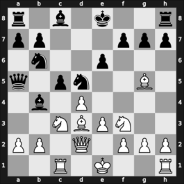 1934 Leningrad ch-URS – Round 1 – Veresov, Gavriil – 0-1 – Ilyin Zhenevsky, Alexander – G70