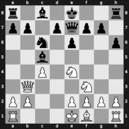 1934 Maribor – Round 8 – Vidmar, Milan Jr – 1/2-1/2 – Spielmann, Rudolf – G31