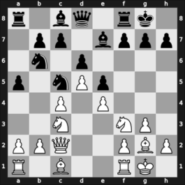 1934 Sopron – Round 1 – Fuss, Alex – 1/2-1/2 – Vajda, Arpad – G2