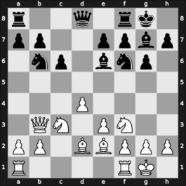 1934 Syracuse – Round 1 – Reshevsky, Samuel – 1-0 – Santasiere, Anthony – G10