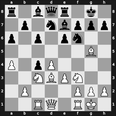 1934 URS-ch09 – Round ? – Veresov, Gavriil – 1-0 – Dubinin, Peter – G4
