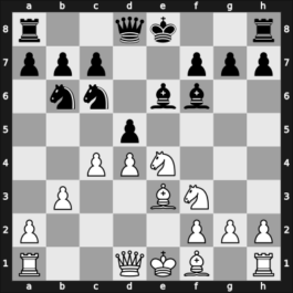 1934 Ujpest – Round 1 – Treybal, Karel – 1/2-1/2 – Tartakower, Savielly – G98