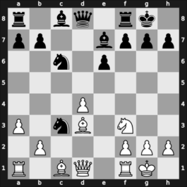 1934 Zuerich – Round 1 – Bogoljubow, Efim – 1/2-1/2 – Flohr, Salo – G33