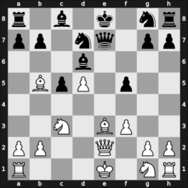1935 Barcelona – Round 1 – Grob, Henry – 1/2-1/2 – Flohr, Salo – G7