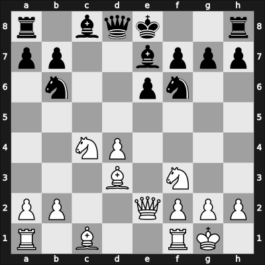 1935 Buenos Aires – Round 1 – Bolbochan, J. – 1/2-1/2 – Villegas, Benito – G15