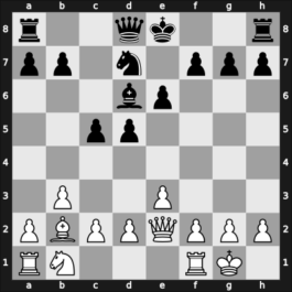 1935 GER Ch 3rd – Round 8 – Bluemich, Max – 0-1 – Richter, Kurt P – G13