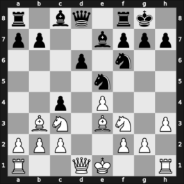 1935 GER Ch 3rd – Round 15 – Koch, Berthold – 1/2-1/2 – Richter, Kurt P – G22