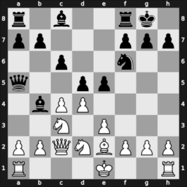 1935 GER ch Bad Aachen – Round 11 – Weissgerber, Gerhard – 1-0 – Rellstab, Ludwig – G12