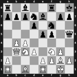 1935 Moscow – Round 2 – Menchik, Vera Frantsevna – 0-1 – Riumin, Nikolai – G14