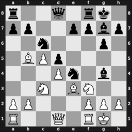 1935 Moscow – Round 13 – Bohatyrchuk, Fedir Parfenovych – 0-1 – Levenfish, Grigory – G62