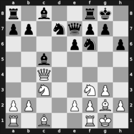 1935 Moscow – Round 14 – Botvinnik, Mikhail – 1/2-1/2 – Lasker, Emanuel – G65