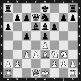 1935 Moskou – Round 4 – Romanovsky, Pjotr – 0-1 – Botvinnik, Mikhail – G31