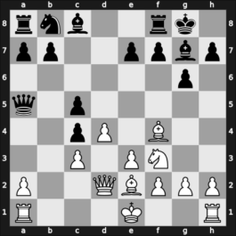 1935 Moskou – Round 6 – Levenfish, Grigory – 1-0 – Alatortsev, Vladimir N. – G39