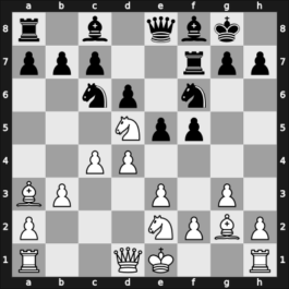 1935 Moskou – Round 8 – Botvinnik, Mikhail – 1/2-1/2 – Alatortsev, Vladimir N. – G46